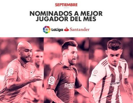 Sanabria, Messi y Zaza, nominados a mejor jugador del mes por LaLiga