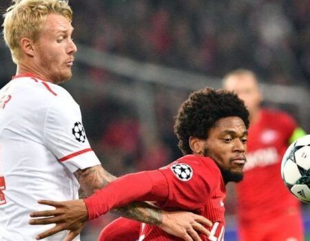Debacle en toda regla del Sevilla FC en Moscú ante el Spartak (5-1)
