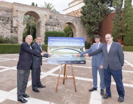 Los veteranos del remo mundial se dan cita en Sevilla