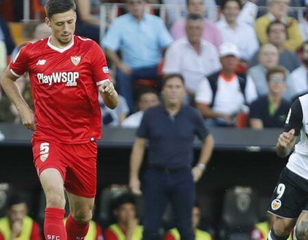 Lenglet y Nolito acabaron tocados en Mestalla y están pendientes de pruebas