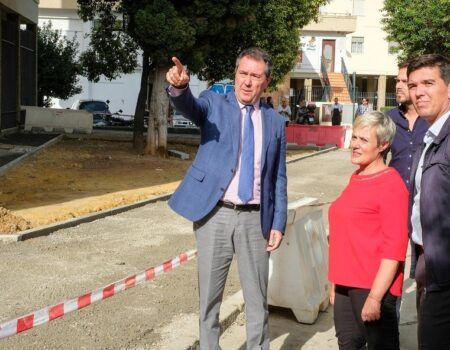 Obras para mejorar la movilidad peatonal en San Pablo-Santa Justa