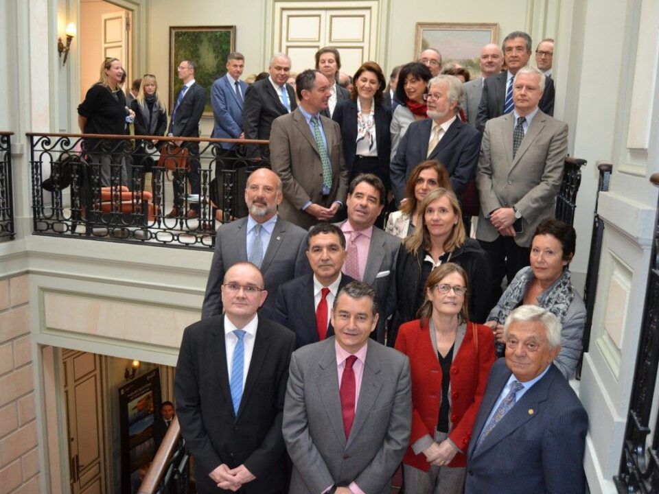 Embajadores y empresarios de toda Europa se reúnen en la Cámara de Comercio de Sevilla.
