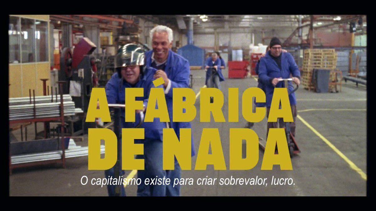 Pelicula ganadora del Festival de Sevilla. A fábrica de Nada. Portugal, 2017.