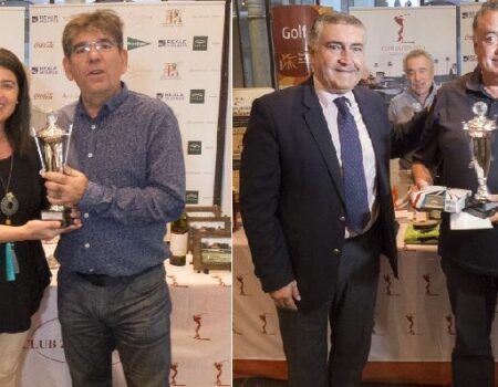 Simón Merino y Santi Roldán, campeones del IV Torneo Reale de golf