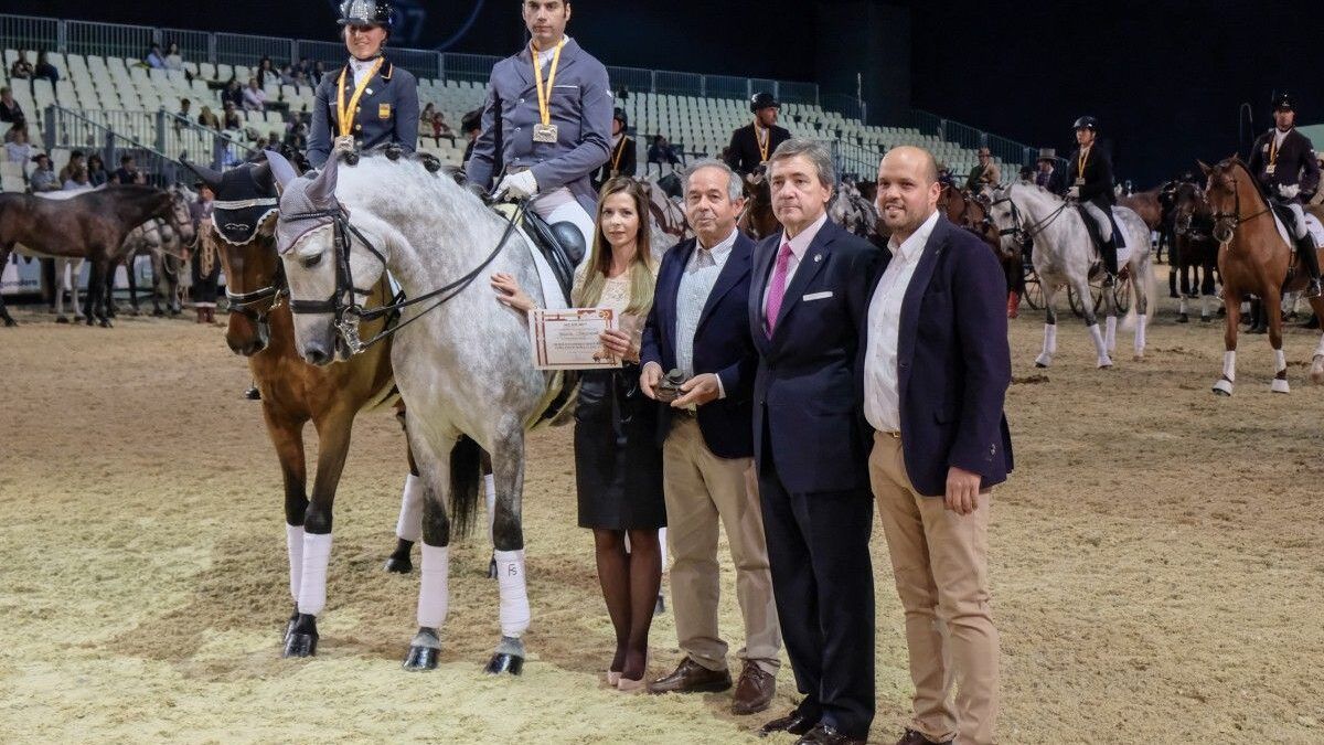 Mejor ganaderia criadora de la Copa ANCCE de Doma Clasica Yeguada Arroyomonte