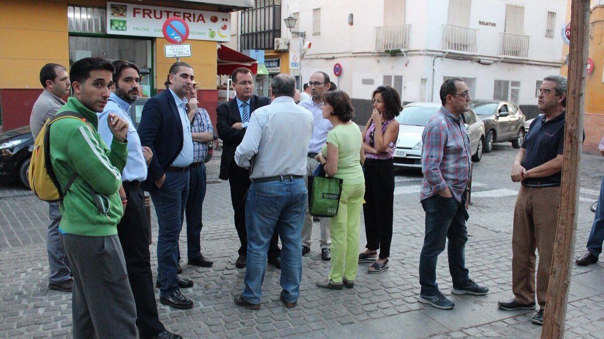 Cabrera de visita en el Pumarejo.