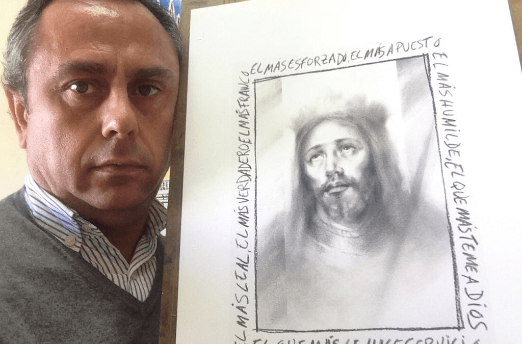 El pintor y profesor de CEU Andalucía refleja en su obra su homenaje a image1Murillo