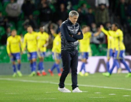 Setién: «Vamos a ver si esta racha no acaba conmigo»