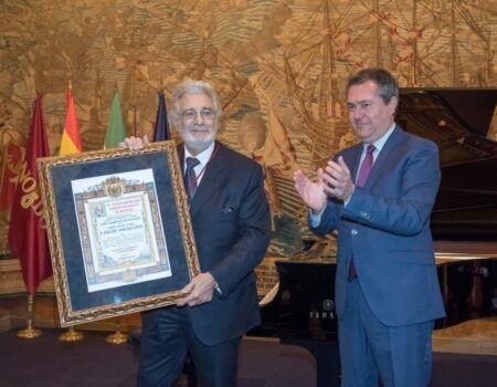 Plácido Domingo y Sevilla, una historia de amor