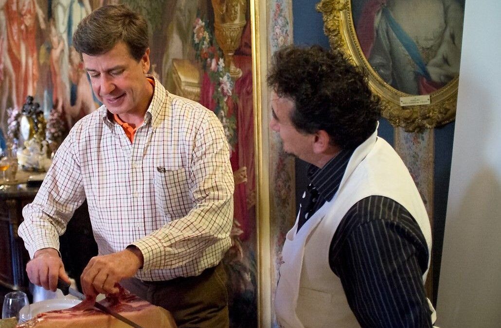 El jamón ibérico, uno e los productos estrella de casa de Alba.