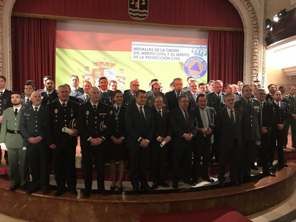 Entrega de Medallas al Mérito de Protección Civil.