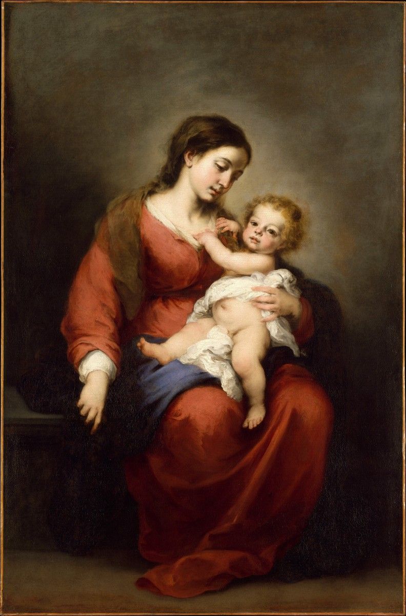 Virgen con el niño.