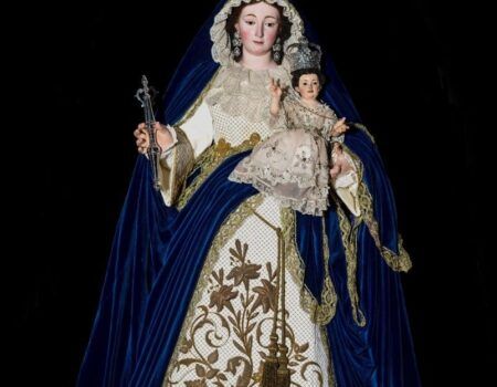 Repuesta al culto la imagen de la Virgen del Rosario