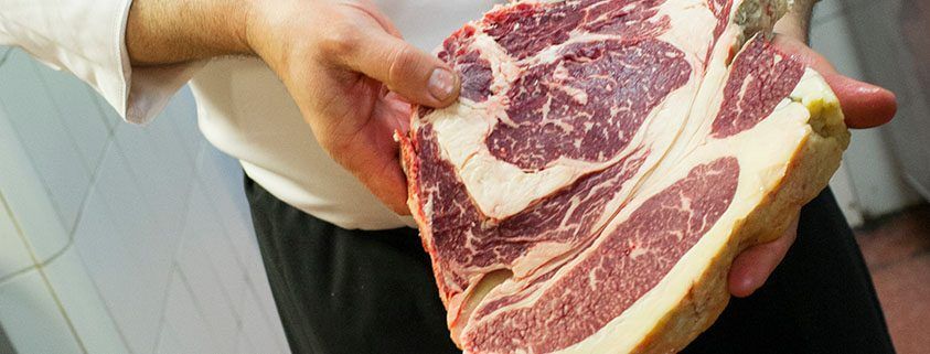 La carne de vacuno, de excepcional calidad, uno de los productos más demandados.