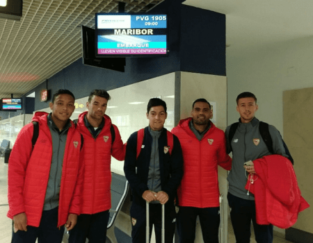 La expedición del Sevilla FC viaja a Maribor y Nzonzi se va a Londres