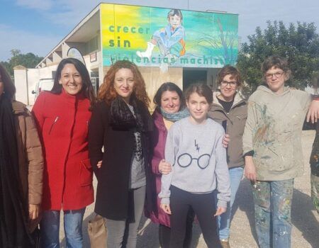 Murales contra la Violencia de Género en el Parque Tamarguillo y San Jerónimo