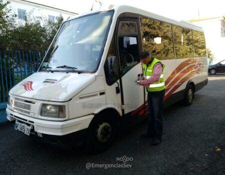 Interceptado un autobús escolar sin seguro ni permisos y excesivamente antiguo