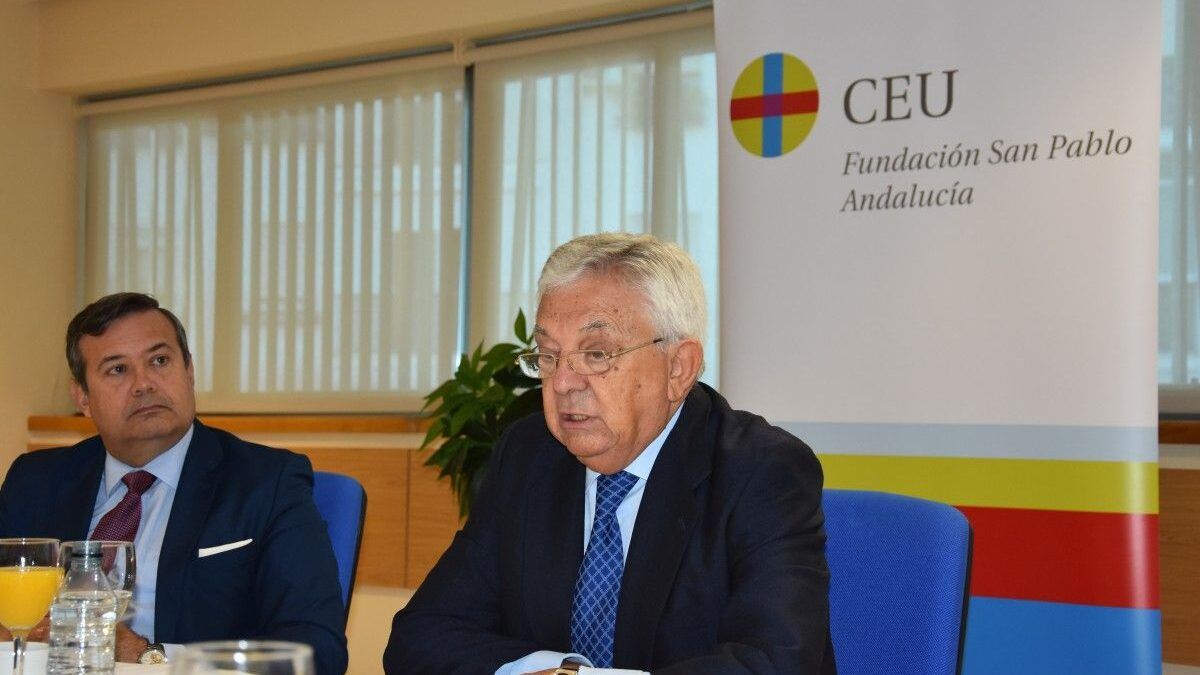Francisco Herrero, en la Fundación CEU San Pablo