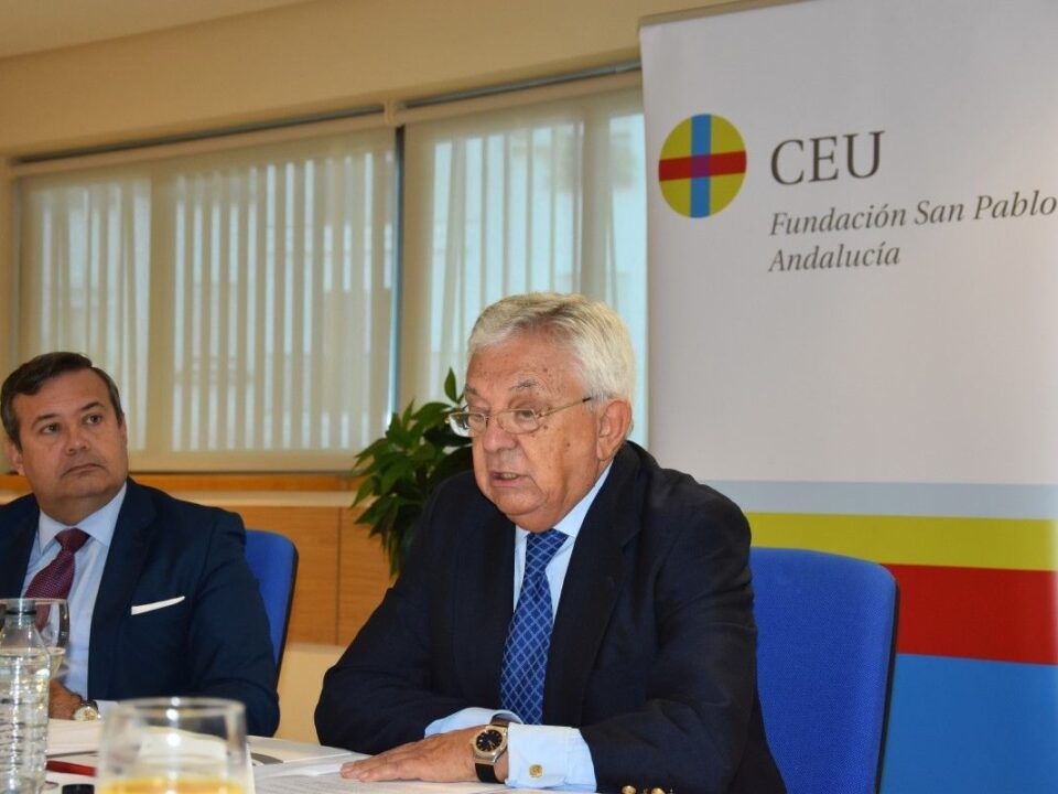 Francisco Herrero, en la Fundación CEU San Pablo