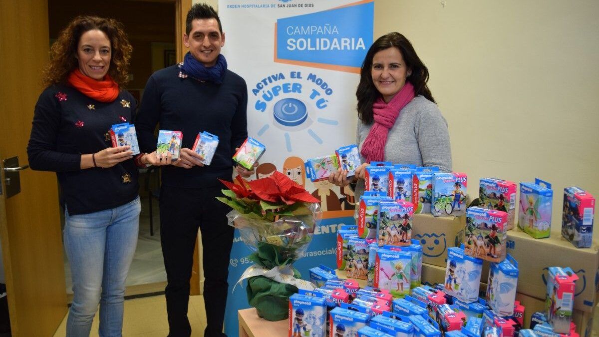 179 niños de familias usuarias de los Servicios Sociales de San Juan de Dios en Sevilla recibirán estos regalos el día de Reyes