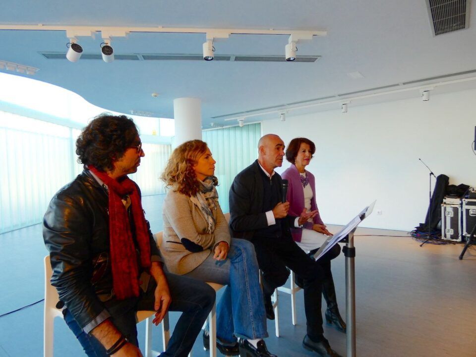 Un momento de la presentación de la Factoría Cultural del Polígono Sur