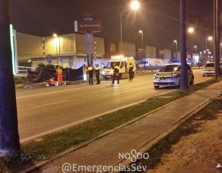 Un muerto y un herido tras ser arrollados por un conductor borracho en la carretera de Su Eminencia