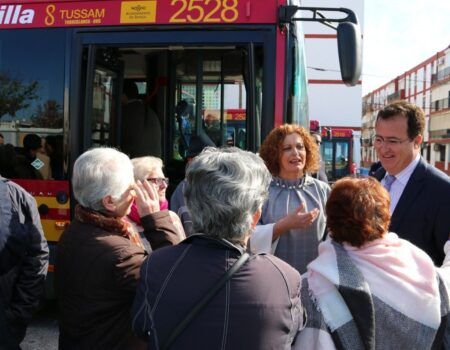 Tussam aumentará su oferta un 14% en Semana Santa
