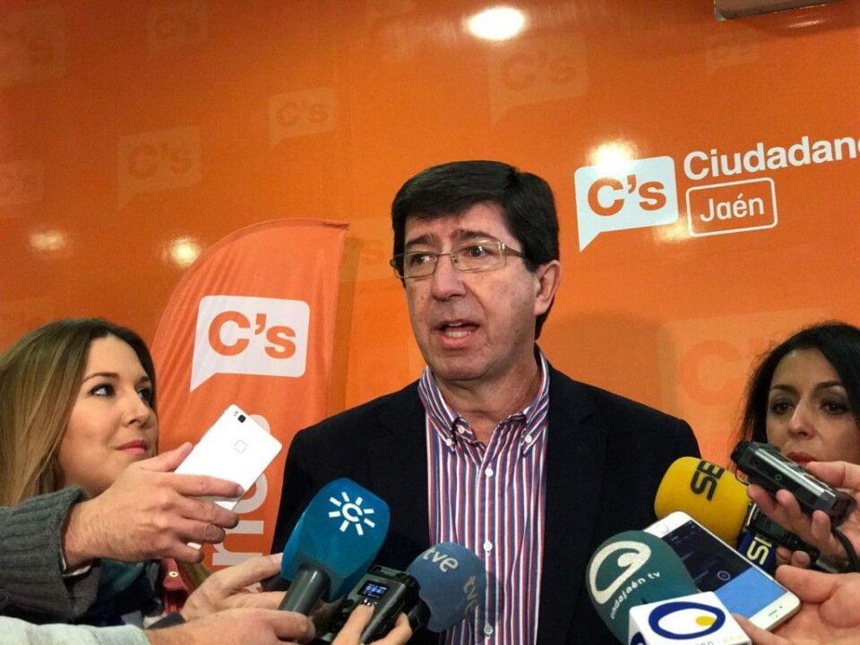 Juan Marín portavoz de Ciudadanos en Andalucía
