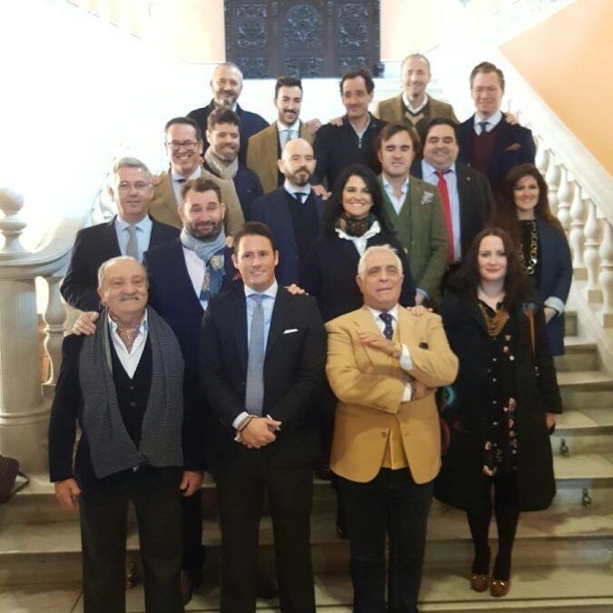 Artistas participantes en la exposición "Reflejos de Murillo"