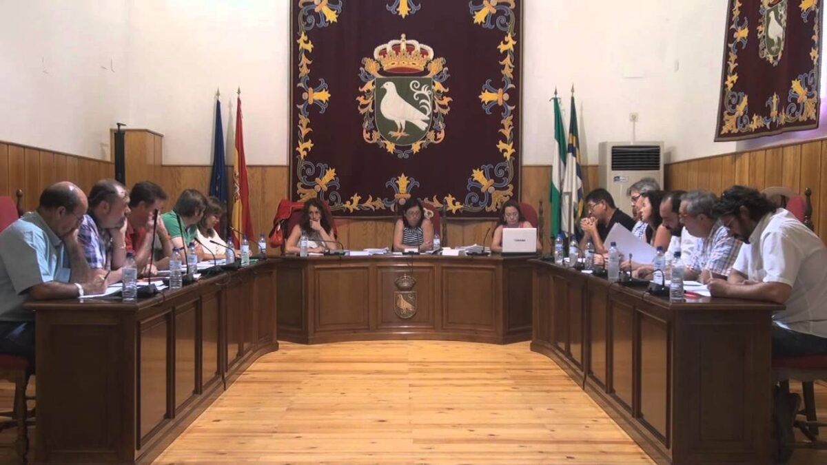 Pleno municipal en Palomares del Río