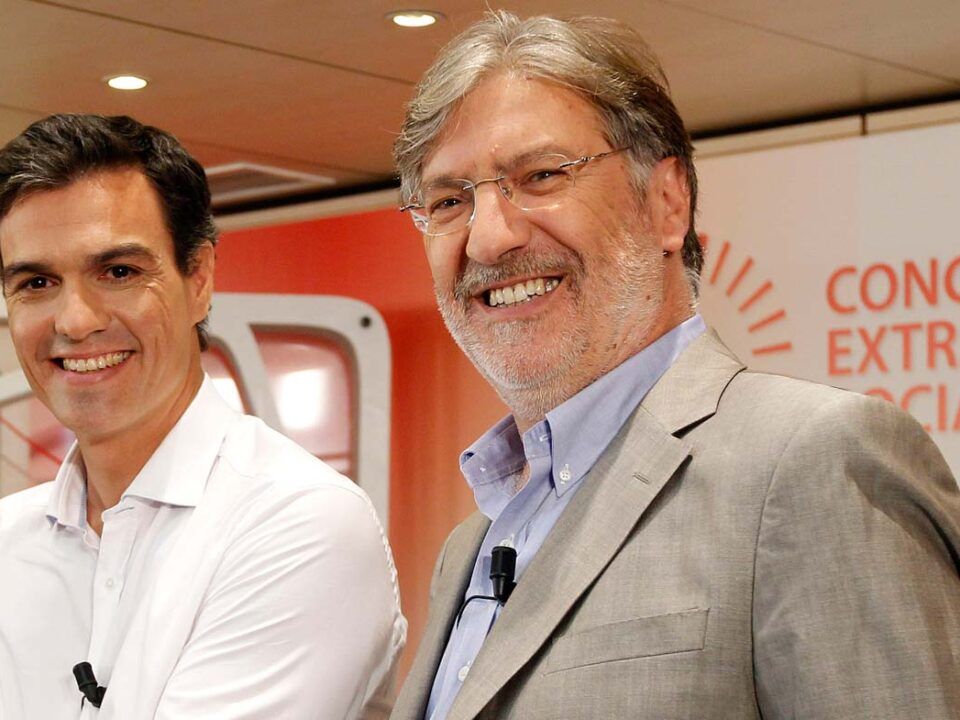 Pérez Tapias con Pedro Sánchez