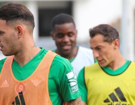 Sanabria y Campbell «van bien» de sus respectivas lesiones