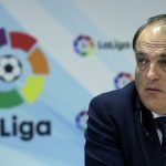 Javier Tebas insiste en que las fechas de la final de la Supercopa «son el 5 y el 12 de agosto»