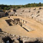 Comienzan las obras de mejora del yacimiento de Itálica para evitar su deterioro por las lluvias