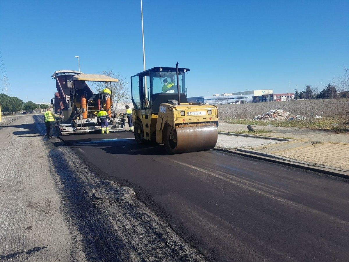 Obras de mejora en el polígono La Negrilla