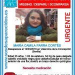 Sin rastro de María Camila Parra, una joven desaparecida