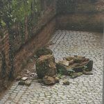 Se desprende otra almena de la muralla de la Macarena