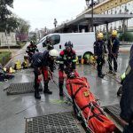 Simulacros de rescate en el Metro, Torre del Oro, Plaza de España y Catedral
