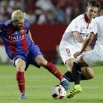 El Sevilla FC solo ganó una vez en Liga al FC Barcelona en los diez últimos años, y fue cuando no jugó Messi