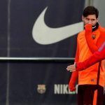 Valverde dice que a Messi «lo estamos cuidando» y que mira el partido con la Roma «de reojo»