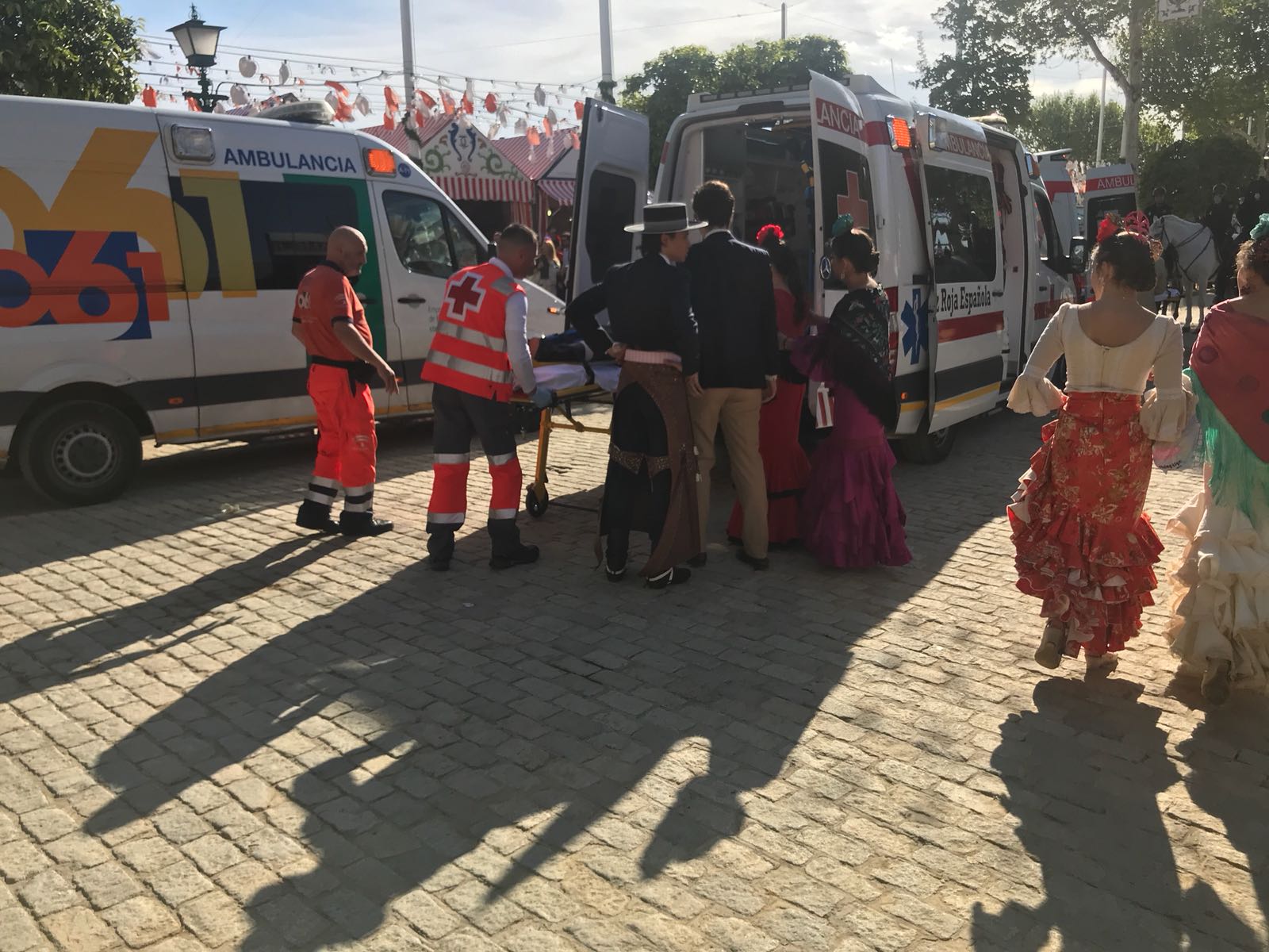 El caballista fue trasladado con una fractura en una pierna