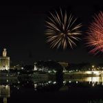 Dispositivo especial para los fuegos artificiales que pondrán fin a la Feria de Abril 2023