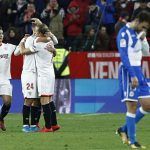 El Sevilla FC lleva doce partidos seguidos sin perder con el Deportivo