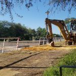 El Ayuntamiento denuncia el vaciado deliberado del estanque del Jardín Americano