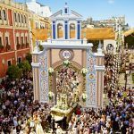 Las portadas del Corpus, dedicadas a la Parroquia de los Dolores del Cerro del Águila