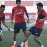 Jesús Navas vuelve a entrenar con el grupo y apunta al derbi en el Villamarín