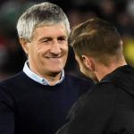 Quique Setién muestra su felicidad por «romper una racha de mucho tiempo de frustración» en el Real Betis