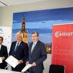 La Cámara de Comercio y Caixabank favorecerán la implantación de empresas en el centro comercial Torre Sevilla