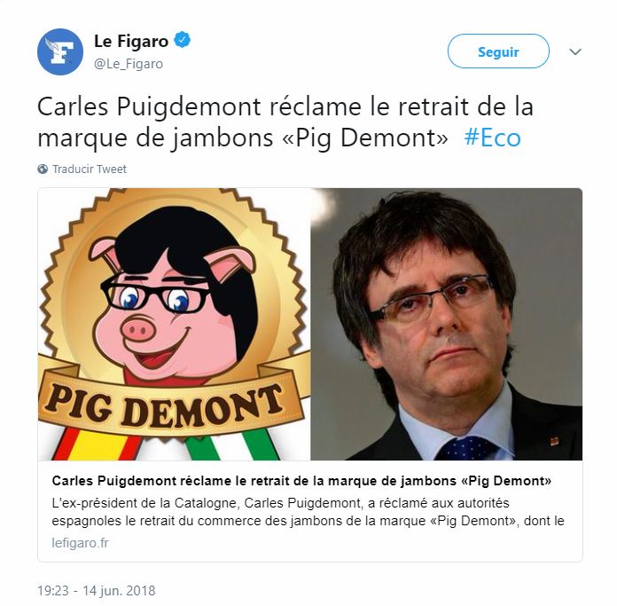 Le Figaro y Pig Demont
