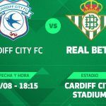 El Real Betis jugará en País de Gales ante el Cardiff City FC el 4 de agosto